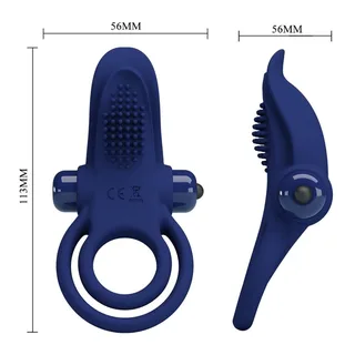 Dimensions du cockring Pretty Love Bronson, 113 x 56 mm