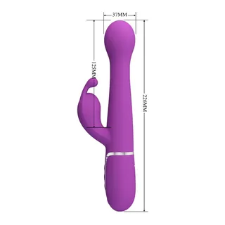 Vibromasseur Lapin Dejon Perles Haut-bas Pretty Love vue 6