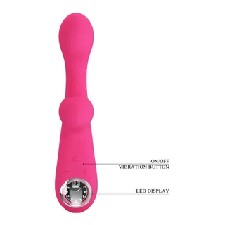 Skylar Vibrateur Stimulateur Pretty Love - détail de la texture - Rose