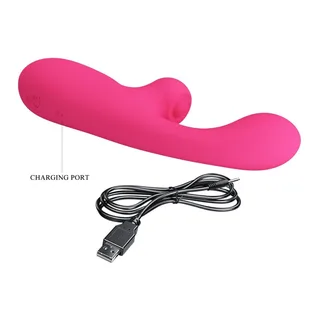 Skylar Vibrateur Stimulateur Pretty Love - accessoires fournis - Rose
