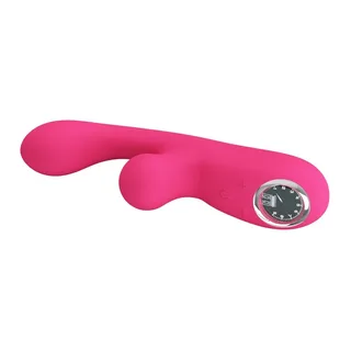 Skylar Vibrateur Stimulateur Pretty Love - avec son échelle de taille - Rose