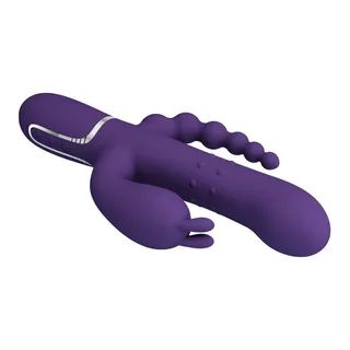 Cammy Vibrateur Multifonction 4 en 1 Pretty Love - vue de profil - Violet