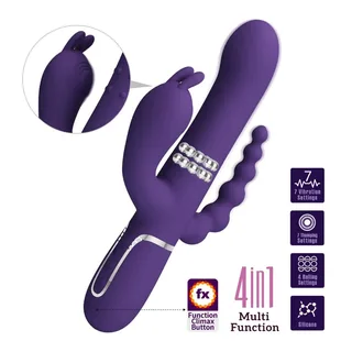 Cammy Vibrateur Multifonction 4 en 1 Pretty Love - détail de la commande - Violet