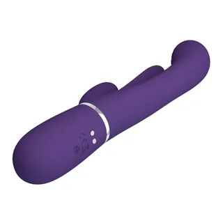 Shania Triple Rabbit Pretty Love - détail de la texture - Violet