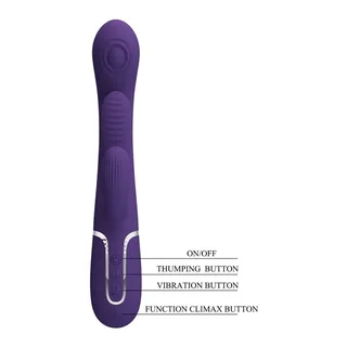 Shania Triple Rabbit Pretty Love - vue en gros plan - Violet