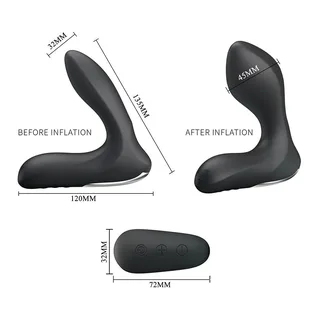 Masseur de Prostate Gonflable Mr Play - vue en gros plan