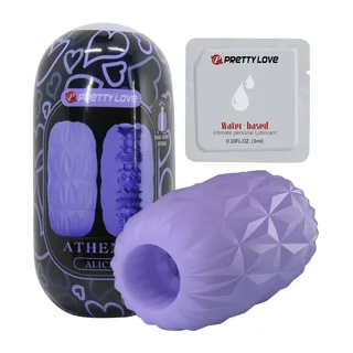 Masturbateur pour homme athena Pretty Love - avec sa base - Violet