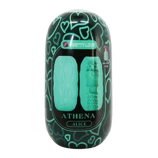 Masturbateur pour homme athena Pretty Love - détail de la texture - Turquoise