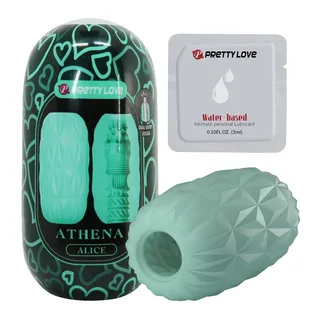 Masturbateur pour homme athena Pretty Love - avec sa base - Turquoise
