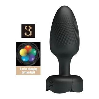 Plug Anal Lumineux LED Pretty Love - détail de la texture