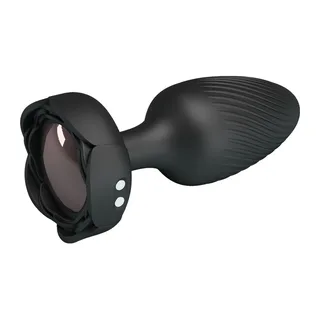 Plug Anal Lumineux LED Pretty Love - avec son échelle de taille