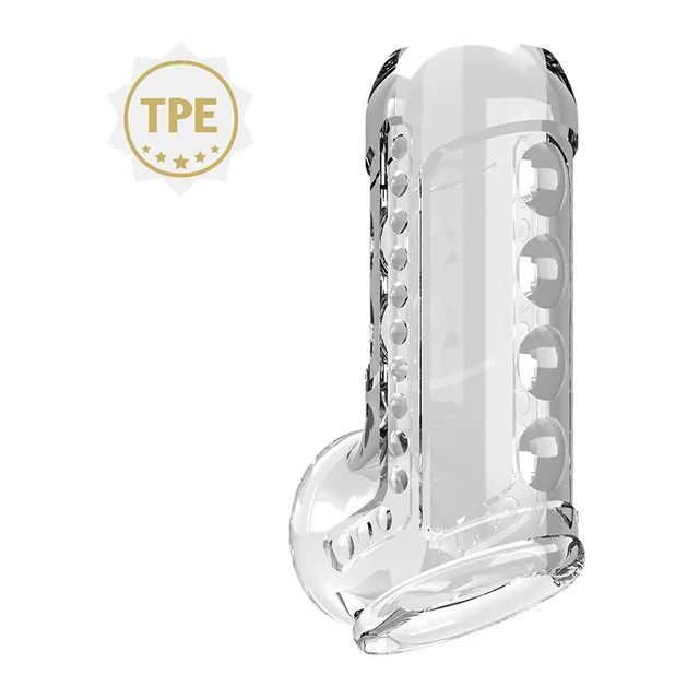 Gaine Pénienne Texturée Transparente