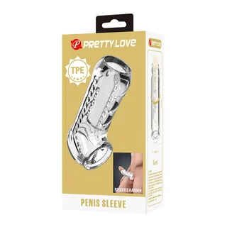Gaine Pénienne Texturée Transparente Pretty Love vue 7