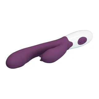 Vibromasseur rabbit silicone violet, 7 modes, stimulation clitoridienne, autre vue 7