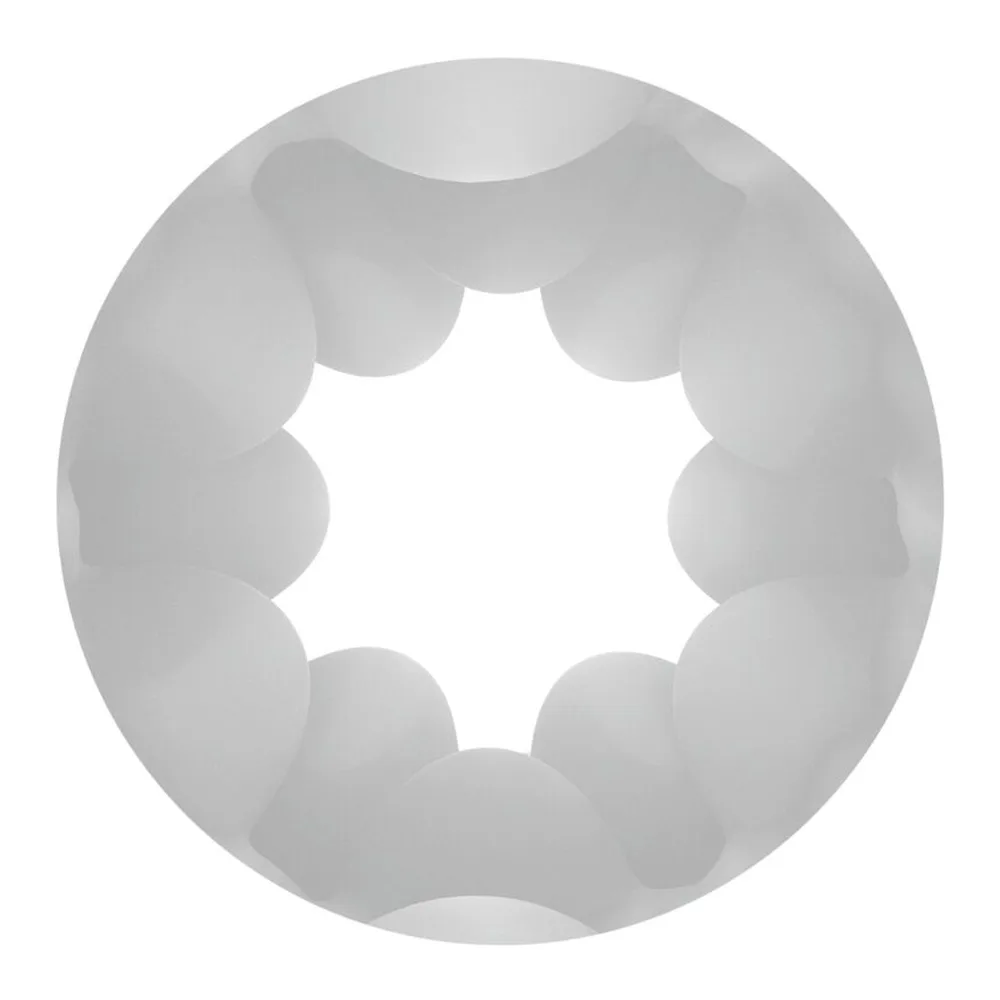 Stimulateur blanc en silicone avec texture nervurée en relief, montré de face et en gros plan du détail interne, fond blanc