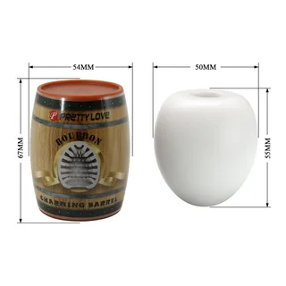Masturbateur pour homme oeuf Pretty Love - vue de dos
