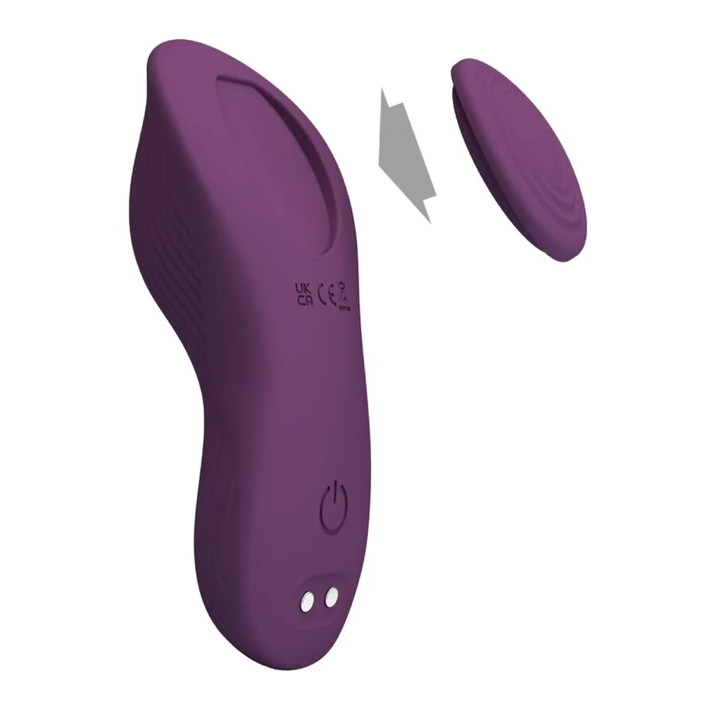 Stimulateur clitoridien silicone violet rechargeable, autre vue 5