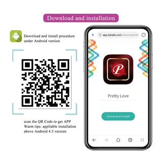Connexion du Klay à l'application Pretty Love en Bluetooth