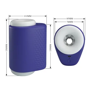 Masturbateur Ventouse Vibrant Pretty Love - vue de profil - Violet