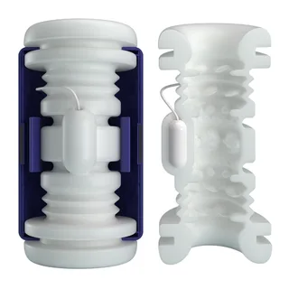 Masturbateur Ventouse Vibrant Pretty Love - vue en gros plan - Violet