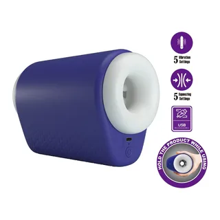 Masturbateur Ventouse Vibrant Pretty Love - Violet