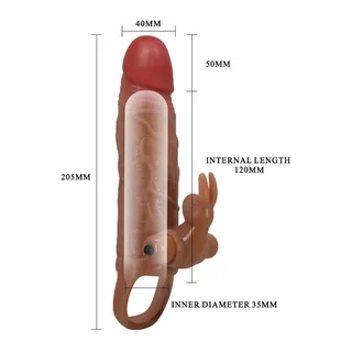 Gaine à pénis Manchon Pénis Osmar + Stimulateur Clitoris vue 9