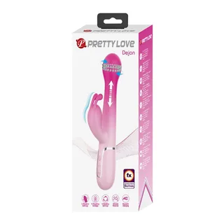 Vibrateur Lapin Dejon Perles Rotatives Pretty Love - vue en gros plan