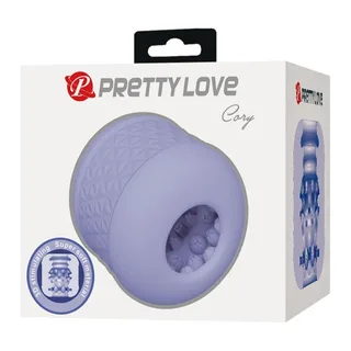 Masturbateur pour homme cory Pretty Love - vue en gros plan - Violet