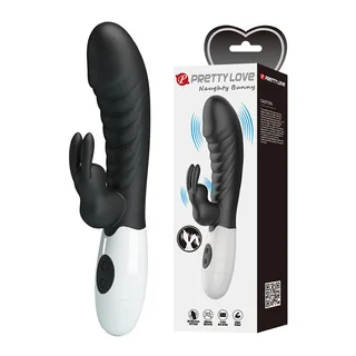 Vibromasseur Lapin Bunny Noir Pretty Love vue 2
