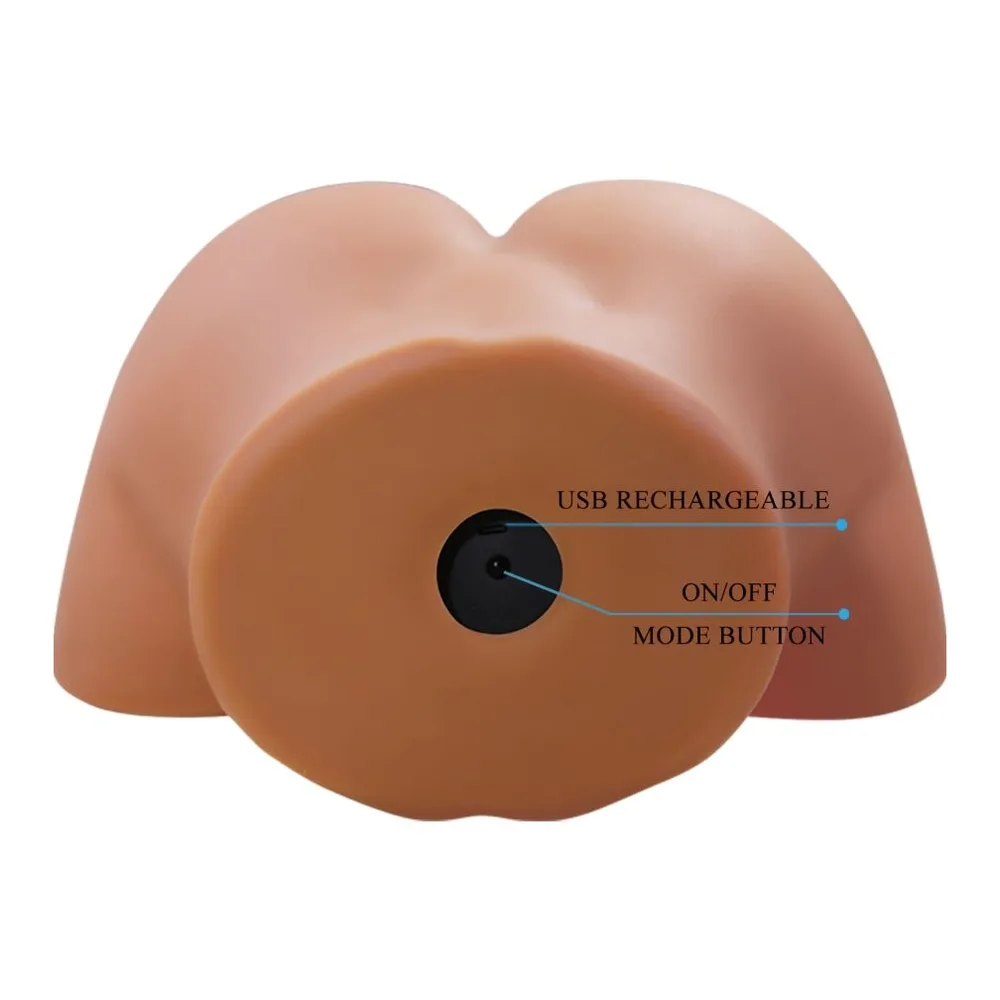 Vibromasseur TPE bassin féminin deux entrées rechargeable, autre vue 4