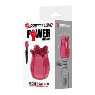 Secret Garden Tête Massage Pretty Love - vue en gros plan - Rose