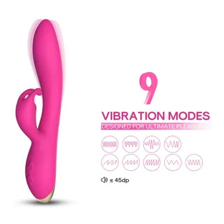 Bonnie Vibrateur Lapin Armony - avec sa base