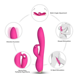 Bonnie Vibrateur Lapin Armony - avec son échelle de taille