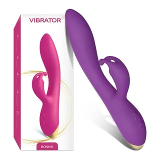 Bonnie Vibrateur Lapin Armony - détail de la texture - Violet