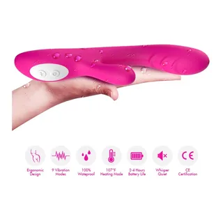 Vibrateur Spark Effet Chaleur Armony - avec sa base