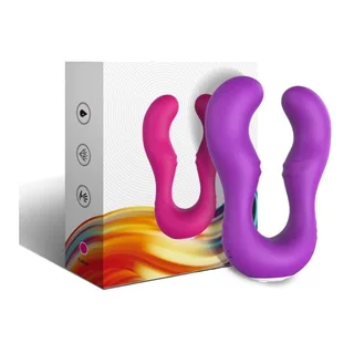 Vibrateur Seraph Double Télécommande Armony - avec son échelle de taille - Violet