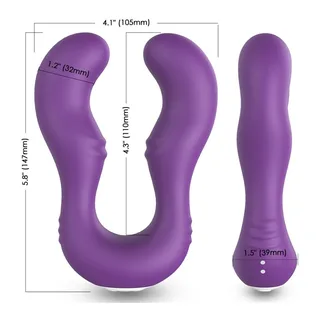 Vibrateur Seraph Double Télécommande Armony - Violet