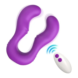 Vibrateur Seraph Double Télécommande Armony - avec sa base - Violet