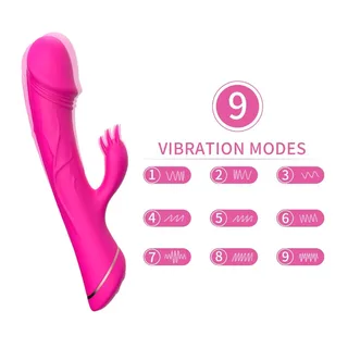 Gode Vibrateur Lapin Silicone Armony vue 6