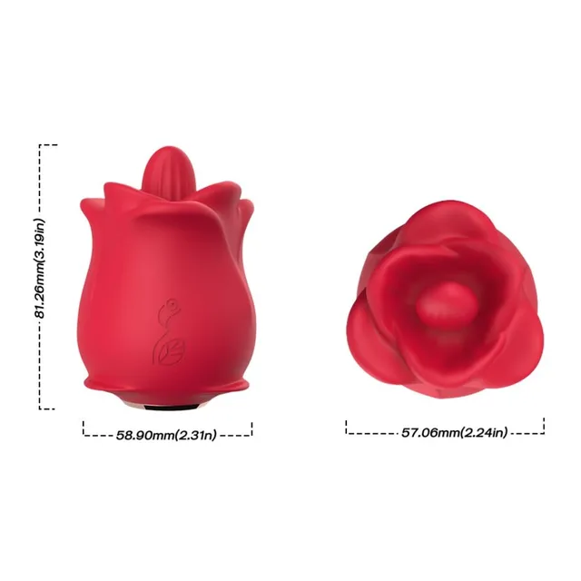 Vibrateur rose rouge