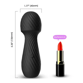 Dazzle Massager Vibrateur Petit Armony - vue de dos - Noir