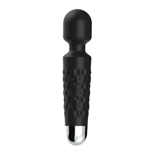 Masseur Vibrateur Postman Tête Armony - détail de la texture - Noir
