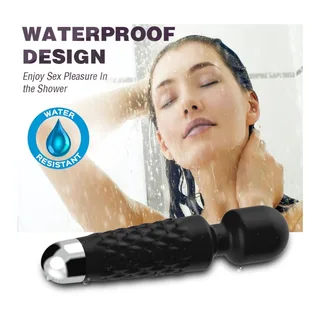 Masseur Vibrateur Postman Tête Armony - vue de dos - Noir
