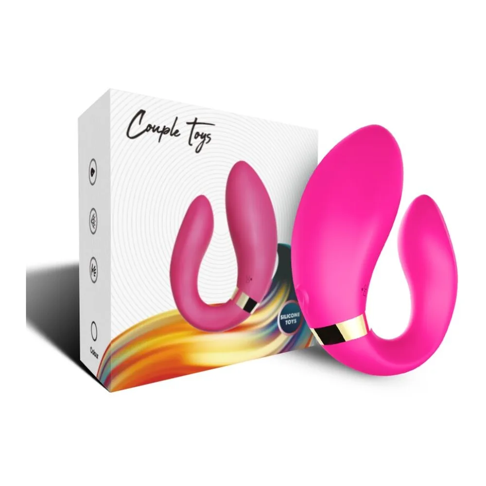 Schéma de dimensions du vibromasseur Fox en silicone noir avec anneau doré : vue de profil montrant 92mm de hauteur et 75mm de largeur, vue de face et détail de la largeur de 25mm