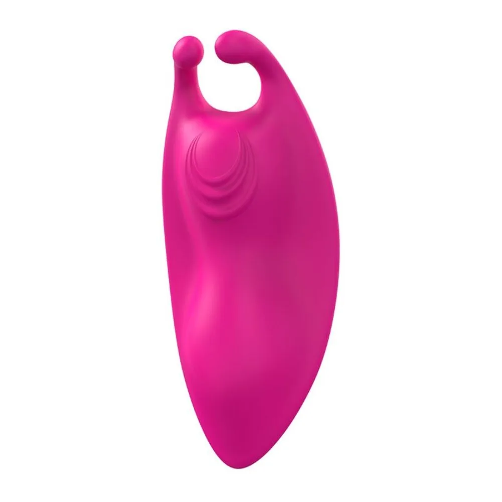 Culotte vibrante silicone rose fuchsia, rechargeable, télécommande, autre vue 3