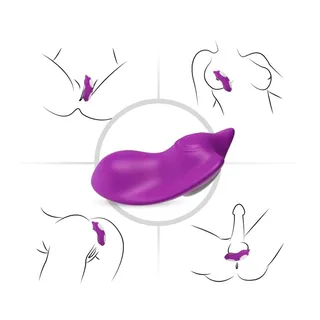 Culotte Portable Papillon Vibrateur Armony - avec sa base