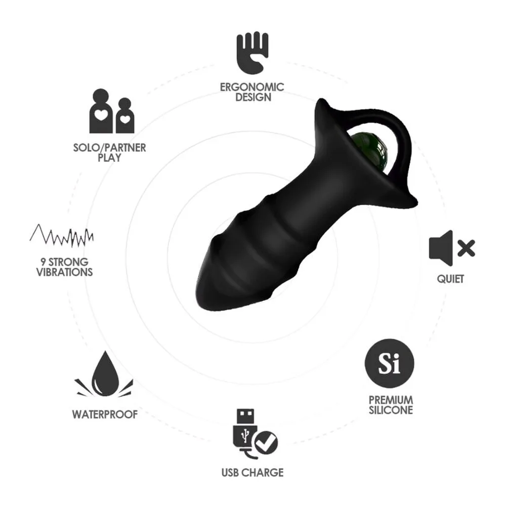 Plug anal Vibrateur Doigts Kylin Télécommande Armony