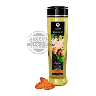 Huile de Massage Amandes Bio Shunga