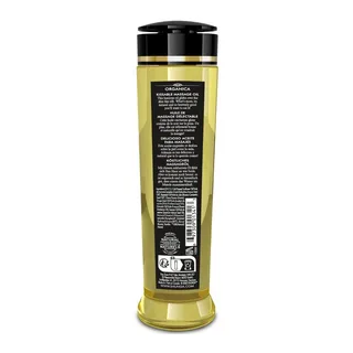 Huile de Massage Framboise Bio Shunga - vue de profil