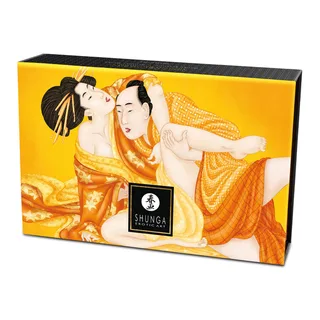 Kit de Poudre de Massage Comestible Mangue Shunga - vue de profil